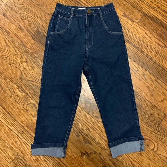 Collectif Monroe Cropped Jeans - Picture 2 of 3